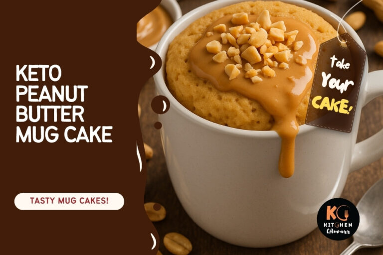 Hey Here is The Recipe of Keto Peanut Butter Mug Cake!