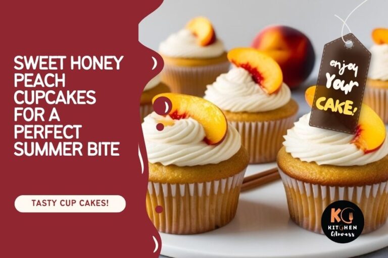 Lets Make and Enjoy Honey Peach Cupcakes!