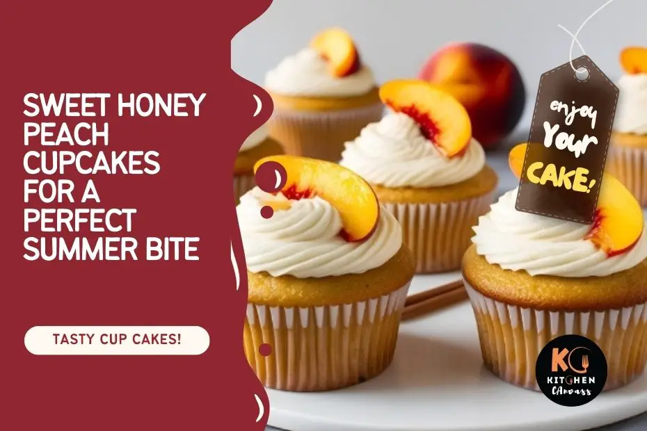 Honey Peach Cupcakes