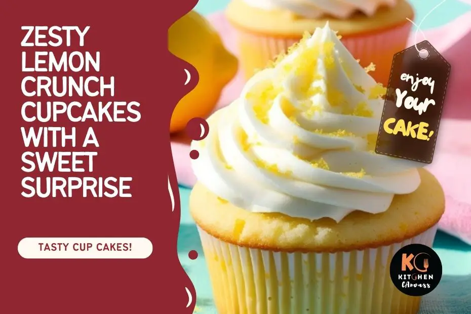 Lemon Crunch Cupcakes