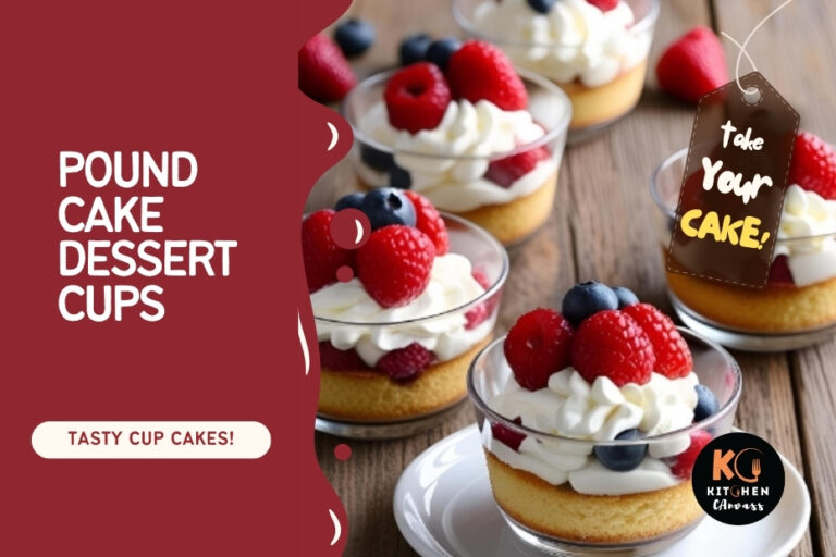 Pound Cake Dessert Cups (Made with Homemade Pound Cake)
