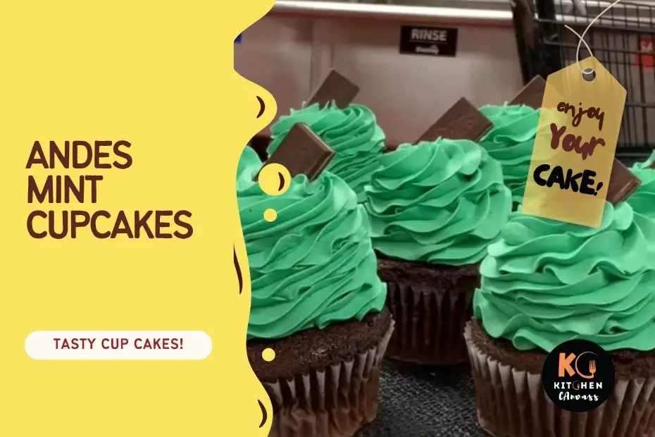 andes mint cupcakes
