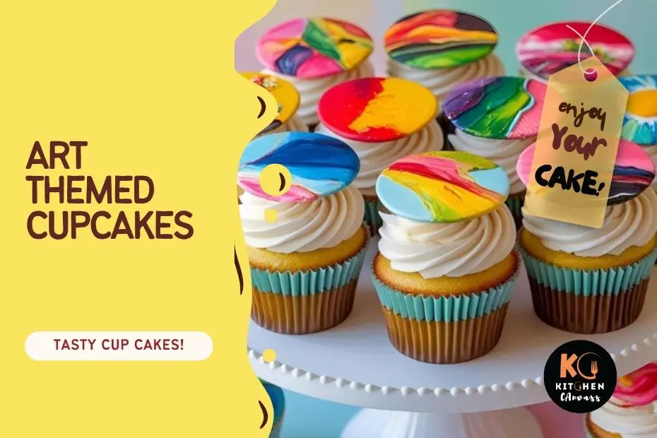 art themed cupcakes