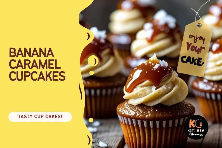 banana caramel cupcakes