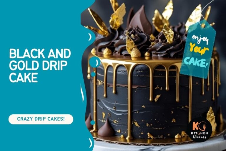 Black and Gold Drip Cake – Bold, Rich, and Surprisingly Simple to Pull Off