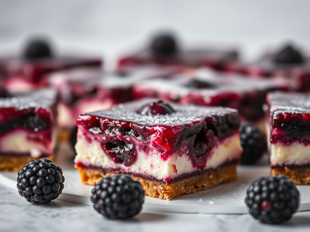 Blackberry Cream Cheese Bars