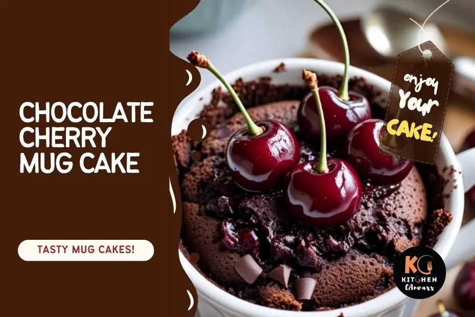 Chocolate Cherry Mug Cake