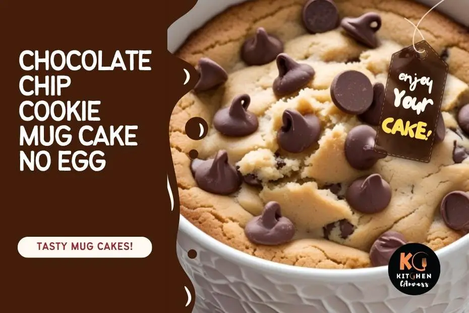 Chocolate Chip Cookie Mug Cake