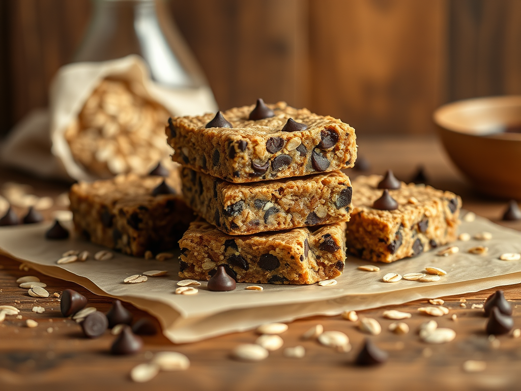 Chocolate Chip Oat Bars