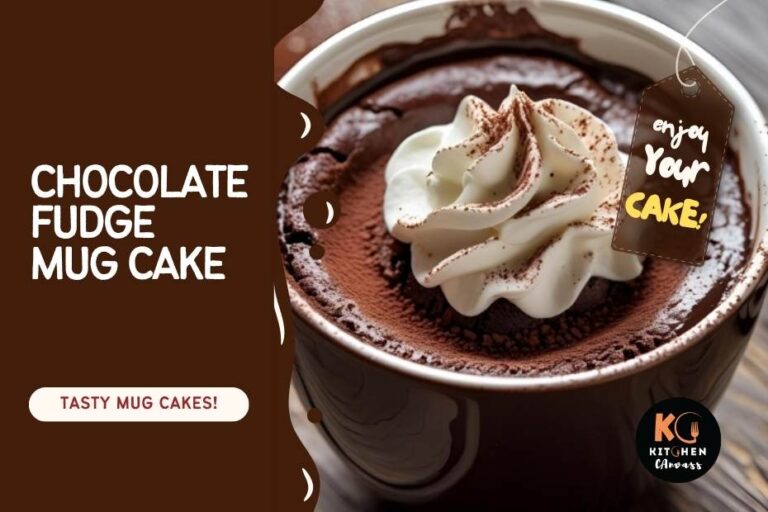 Chocolate Fudge Mug Cake
