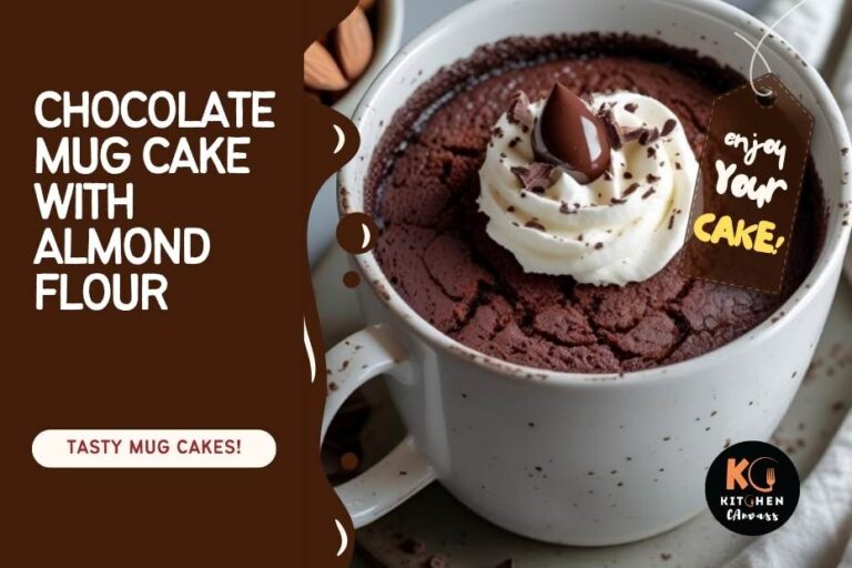 Chocolate Mug Cake with Almond Flour