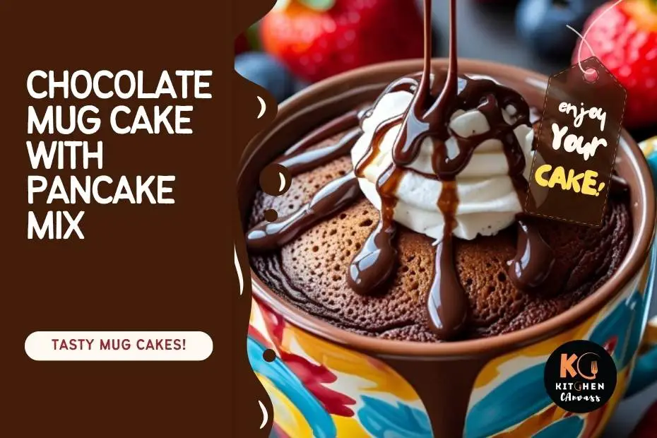 Chocolate Mug Cake with Pancake Mix