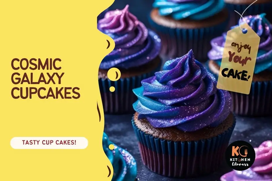 cosmic galaxy cupcakes
