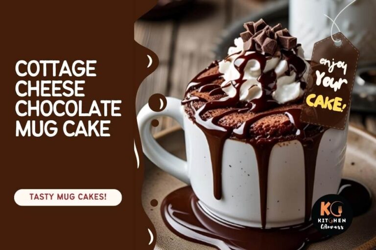 High Protein Cottage Cheese Chocolate Mug Cake