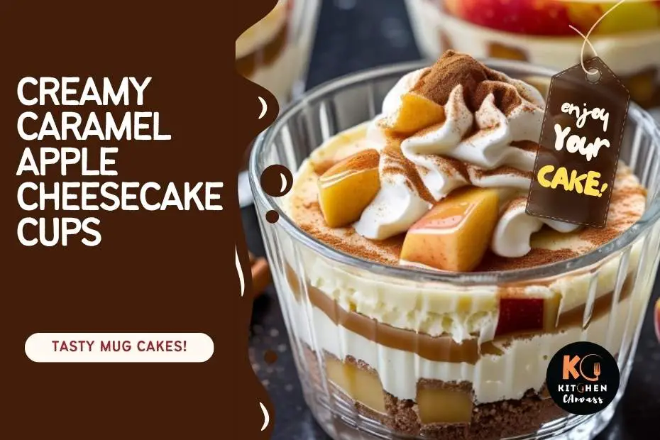 Caramel Apple Cheesecake Cups