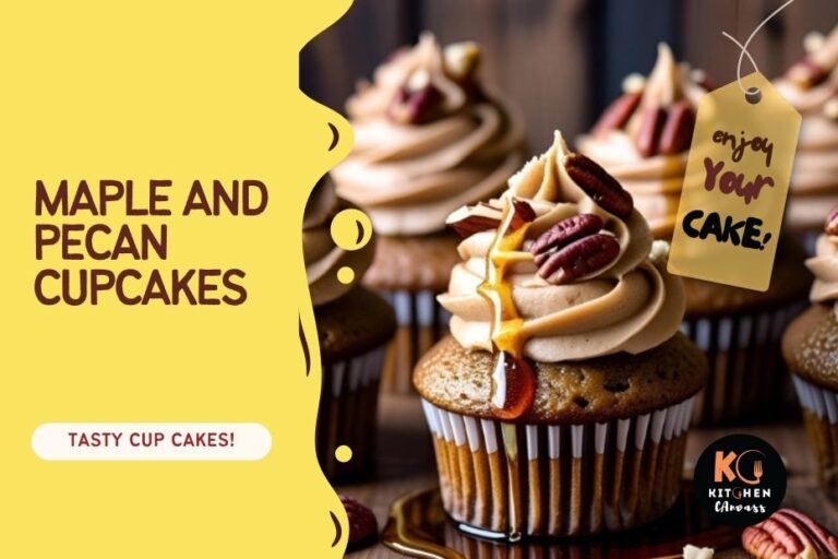 Maple and Pecan Cupcakes – Warm, Nutty, and Comforting