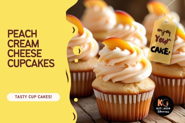 Peach Cream Cheese Cupcakes – Soft, Fruity, and Creamy All in One Bite