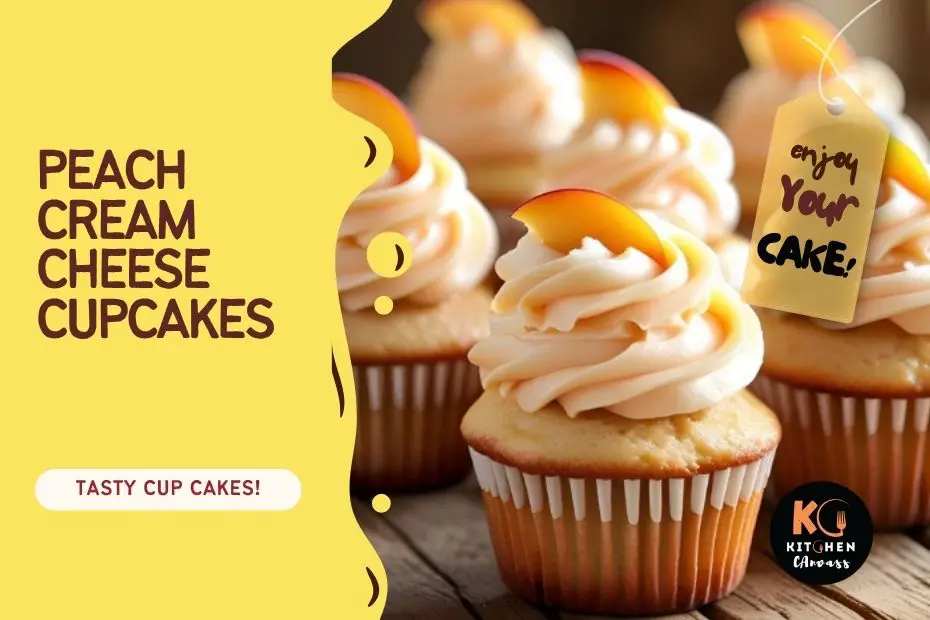 peach cream cheese cupcakes