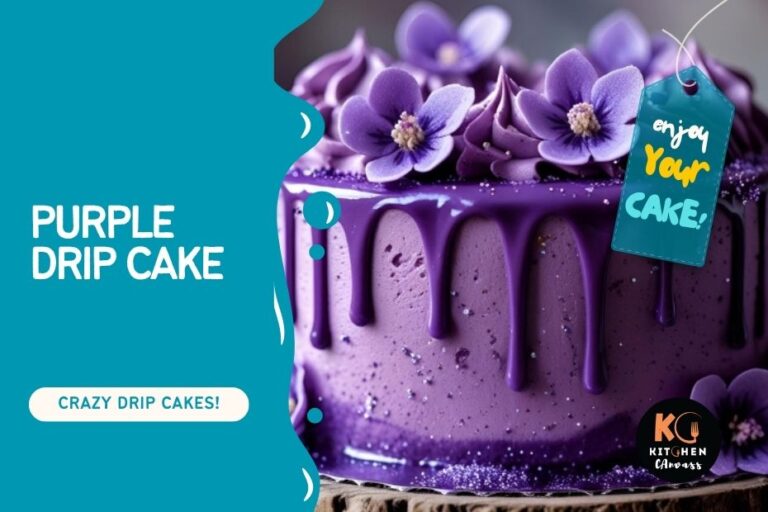 Purple Drip Cake – Bold Color, Soft Texture, and a Fun Finish