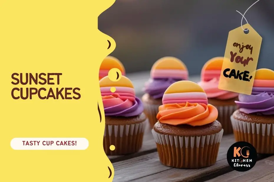 sunset cupcakes