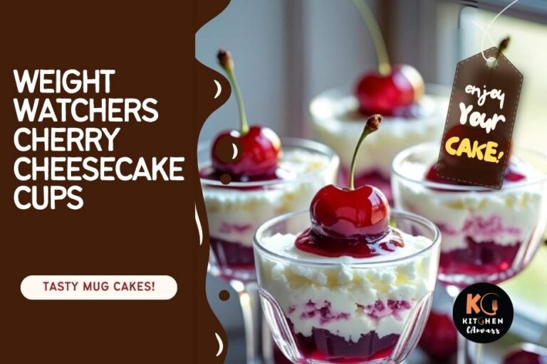 Weight Watchers Cherry Cheesecake Cups!