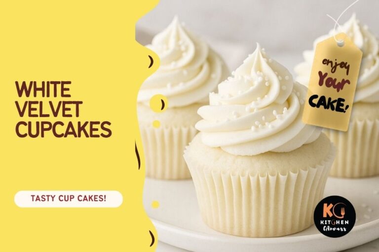White Velvet Cupcakes