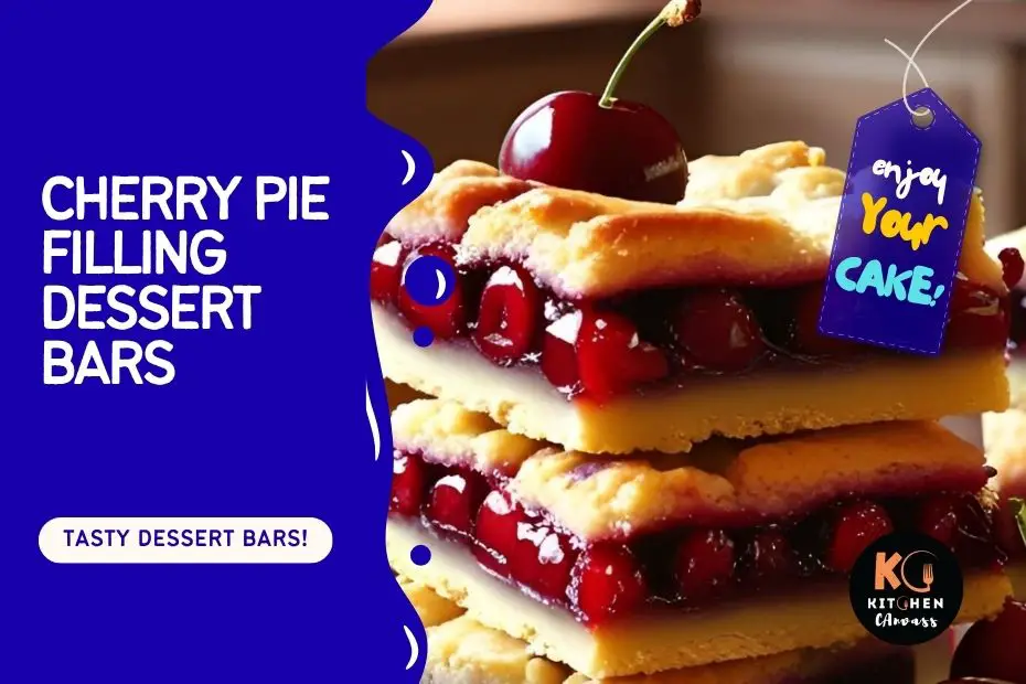 Cherry Pie Filling Dessert Bars