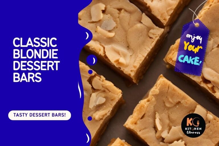 How to Make Classic Blondie Dessert Bars