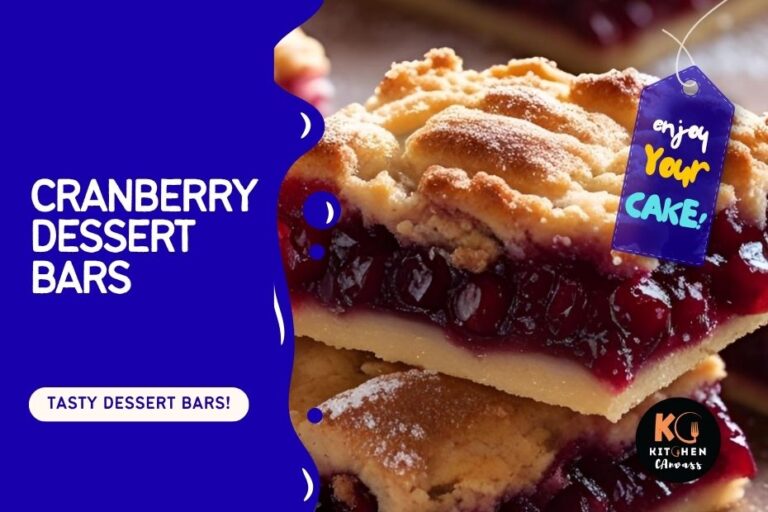 Cranberry Dessert Bars Everyone Will Love