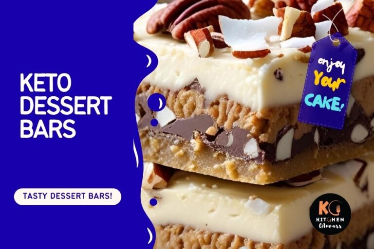 Easy Keto Dessert Bars with Almond Crust and Creamy Chocolate Layer