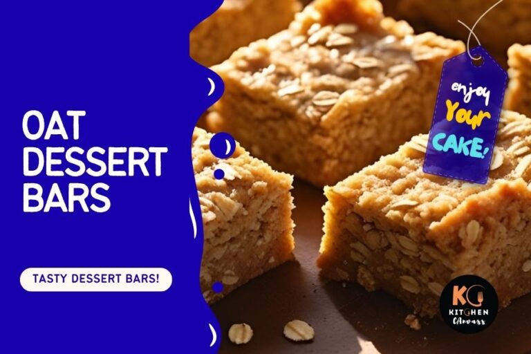 Oat Dessert Bars: Comfort in Every Chewy Bite