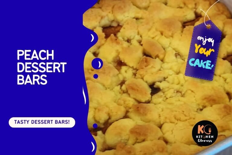 How to Make Juicy and Buttery Peach Dessert Bars