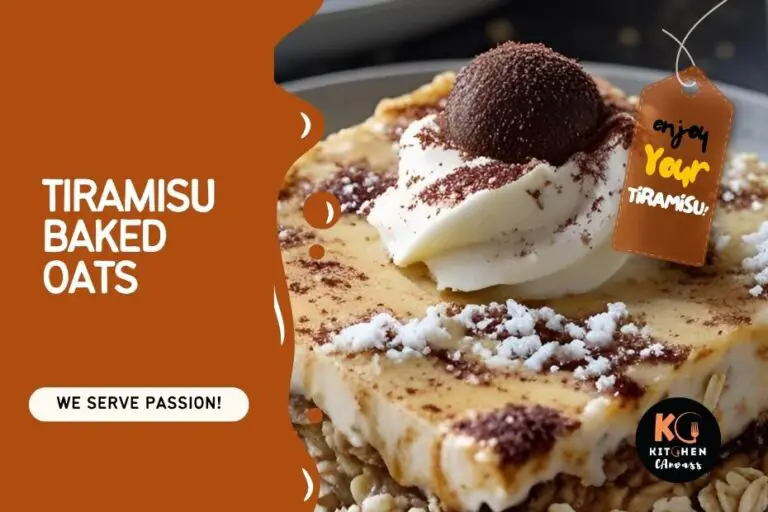Tiramisu Baked Oats – Soft, Warm & Sweet!