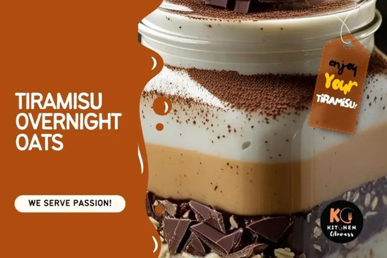 High Protein Tiramisu Overnight Oats for Creamy Mornings