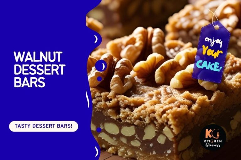 Walnut Dessert Bars