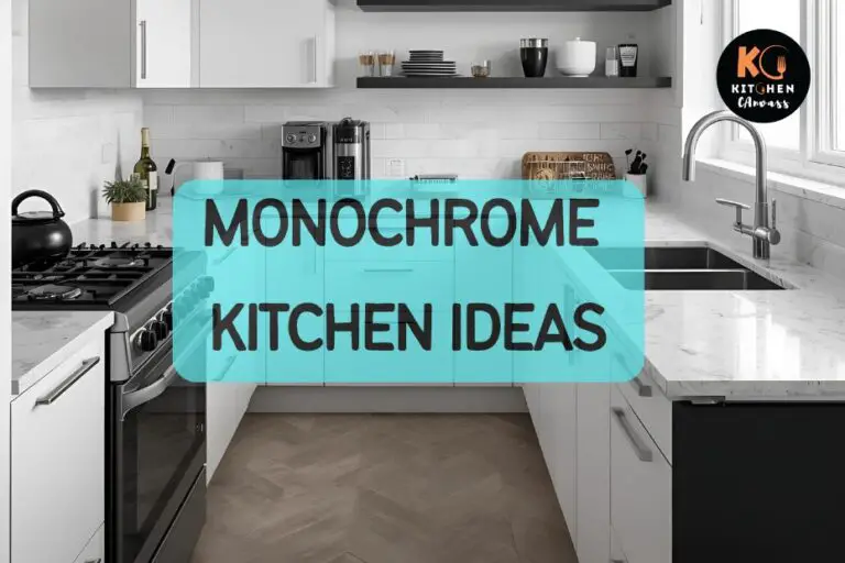 Monochrome Kitchen Ideas for a Minimal Look