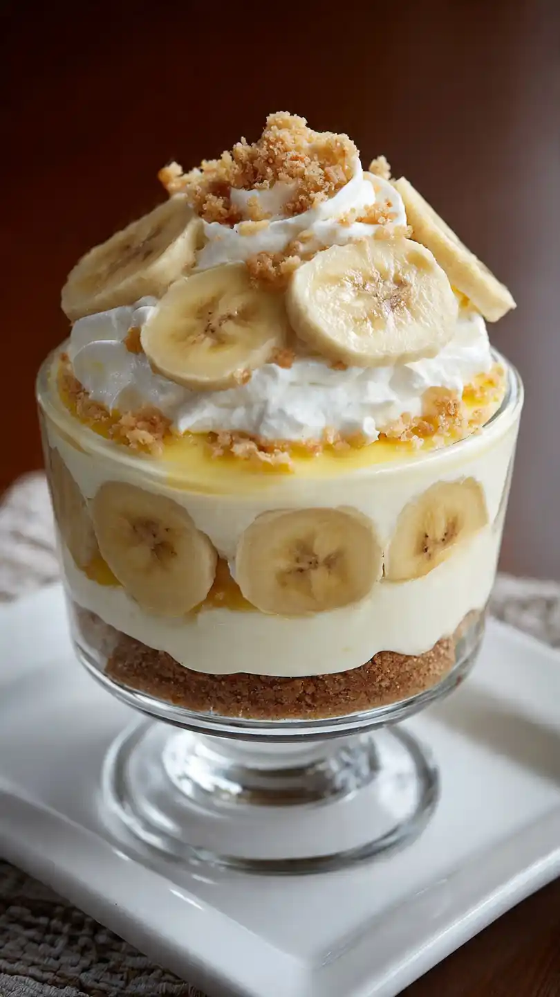 Banana Cheesecake cheesecake pudding layer